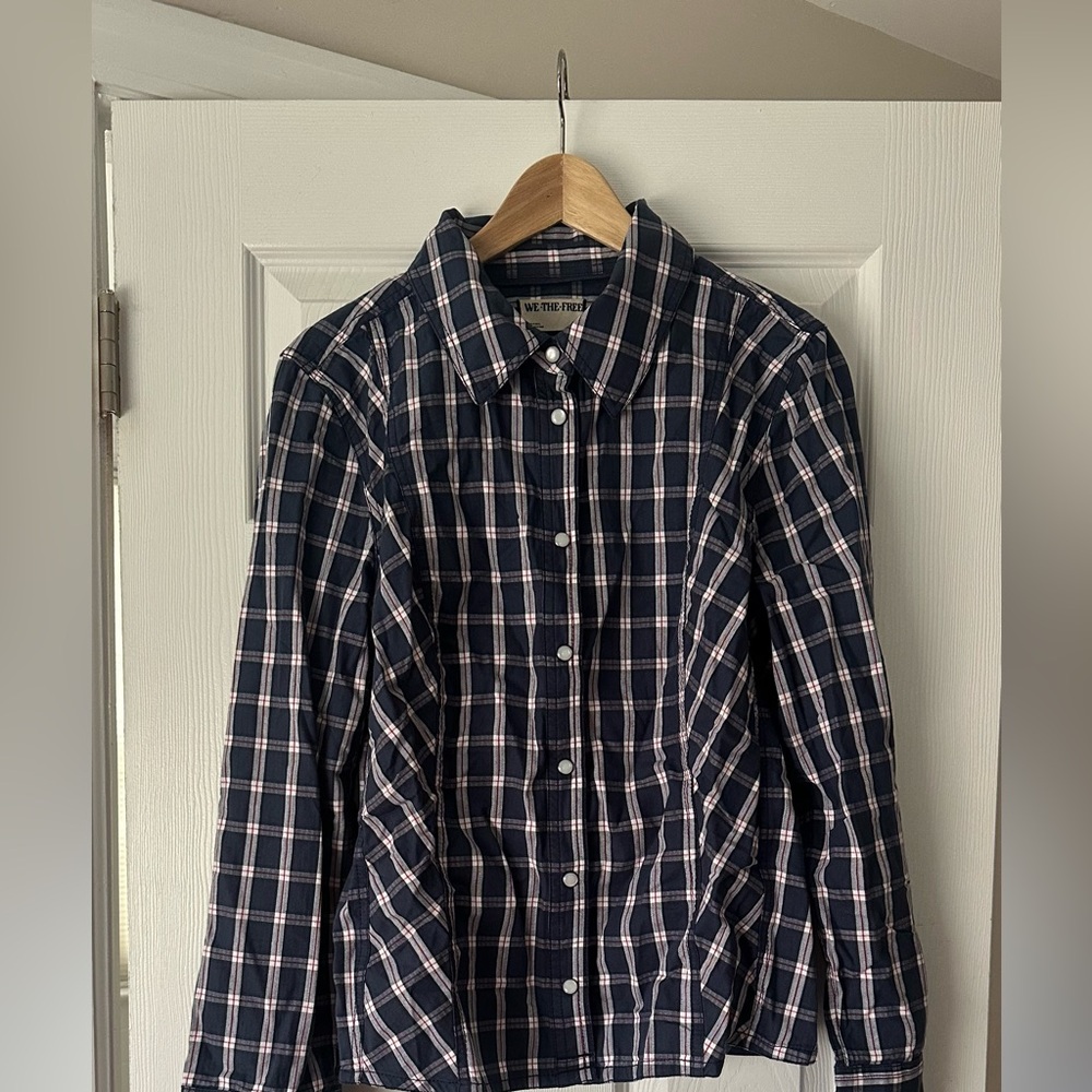 Women’s plaid shirt Free People XL